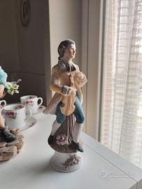 statuetta in Capodimonte violinista