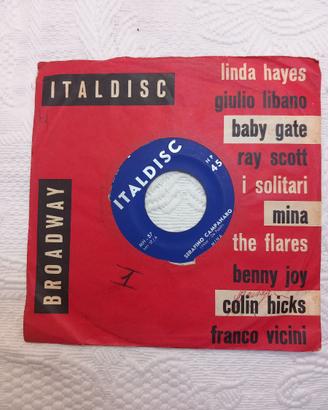 45 giri Mina, Serafino campanaro/Making love, 1960