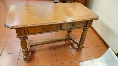 SCRIVANIA ROVERE CON CASSETTI IN ROVERE