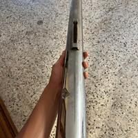 Marmitta cromata tipo siluro per Vespa 125/150