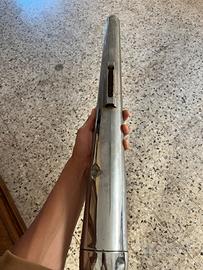 Marmitta cromata tipo siluro per Vespa 125/150