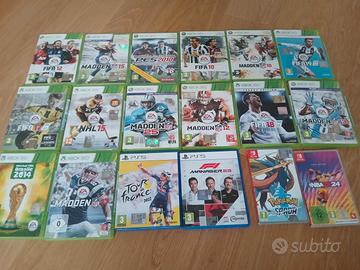 giochi per XBOX 360, ps5 e nintendo switch