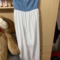 Vestito lungo bianco