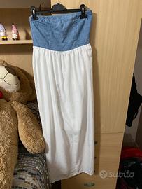 Vestito lungo bianco