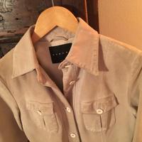 Trench Sisley beige/grigio chiaro