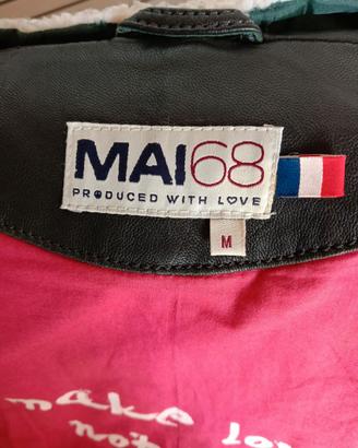 GIUBBINO VERA PELLE 'MAI68'produced with love