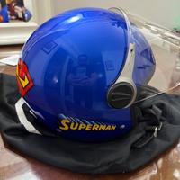 Casco bambino Blue Superman