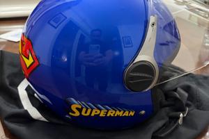 Casco bambino Blue Superman