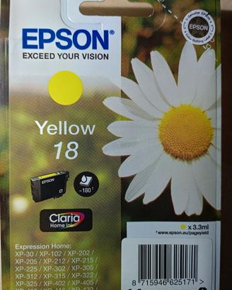 Epson cartuccia inkjet giallo  18 Margherita