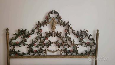 letto in ottone massiccio