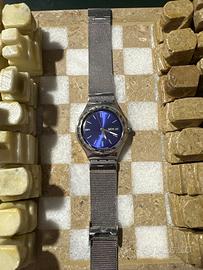 Orologio Swatch Irony con quadrante blu