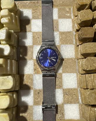 Orologio Swatch Irony con quadrante blu