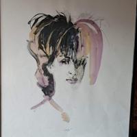 litografia acquarellata a mano di Nino Caffè 