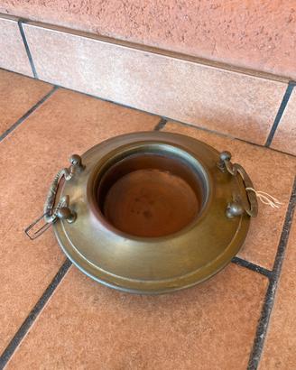 Piccolo braciere/scaldino vintage