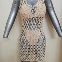 copricostume realizzato all"uncinetto taglia S M 