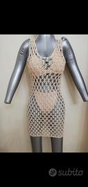 copricostume realizzato all"uncinetto taglia S M 
