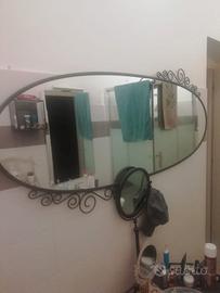 specchio in ferro battuto 