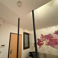 Lampadari Davide Groppi - 2 pezzi neri satinati