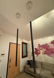 Lampadari Davide Groppi - 2 pezzi neri satinati