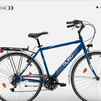 BICI CITY OLMO 7V UOMO BLU - ROMA