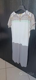 Vestito mezze maniche alta vestibilita' taglia M