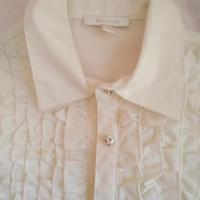 Camicia da cerimonia bimba 9-10 anni - bianco