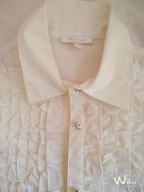 Camicia da cerimonia bimba 9-10 anni - bianco