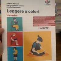 Libro Leggere a colori italiano antologia