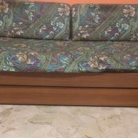 divano letto una piazza con cassetto
