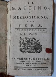 Libro antico: il mattino il mezzogiorno e la sera