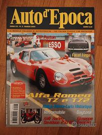 rivista Auto d'epoca vintage Alfa Romeo