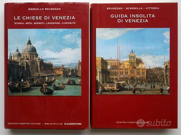 4 Libri - VENEZIA INSOLITA CHIESE PALAZZI STORIA