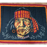 Bandiera Ultra Roma con Indiano