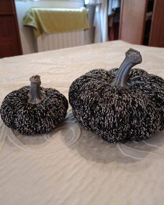 decorazioni zucche fatte a mano