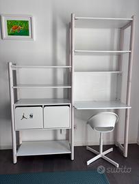 Libreria Shelfie Combi con scrivania Flexa