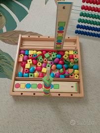 Gioco logica Montessori forme e colori 