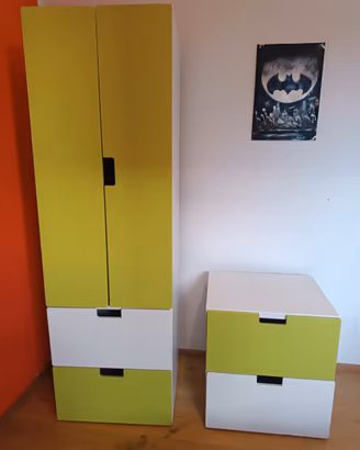 Per cameretta bambino Armadietto e comodino Ikea
