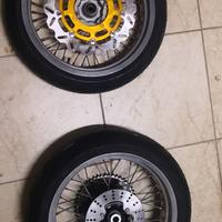 kit motard cuscinetti e ruote nuove 