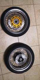 kit motard cuscinetti e ruote nuove 