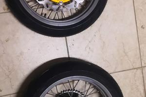 kit motard cuscinetti e ruote nuove 
