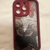 Cover Rosso Scuro con Teschi Bacianti