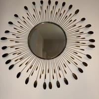 Specchio decorativo stile raggi di sole – 70 cm