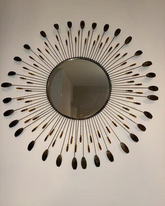 Specchio decorativo stile raggi di sole – 70 cm