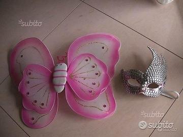 Ali fata farfalla più maschera