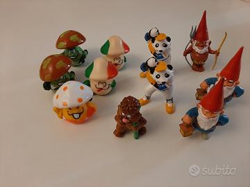 statuette giocattolo giochi vintage 