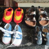 Nr. 4 paia di scarpe estive nr. 18-19-27-32(E 2/3)