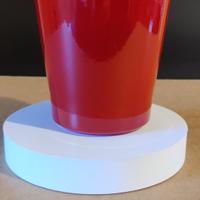 Vaso in ceramica rosso, porta piante fiori