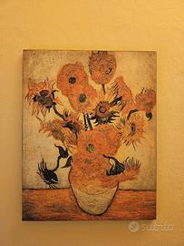 Quadro Van Gogh "Girasoli" - Stampa Forex 30x38cm