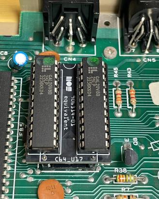 PLA sostitutivo per Commodore 64 (PLA20V8)