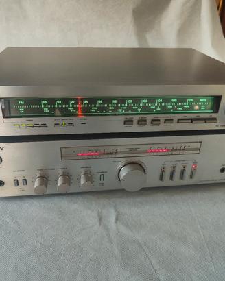 Sistema Amplificatore Sony TA-343 e RadioST-A-A35L